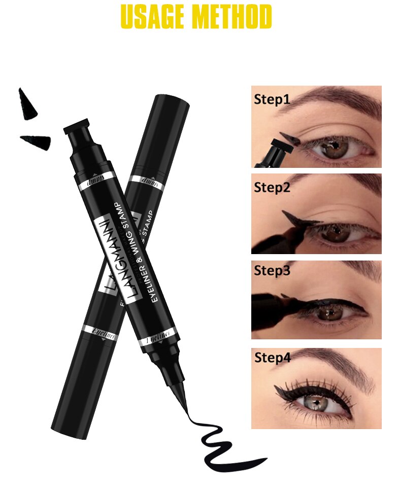 Double-Head Waterproof Liquid Eyeliner