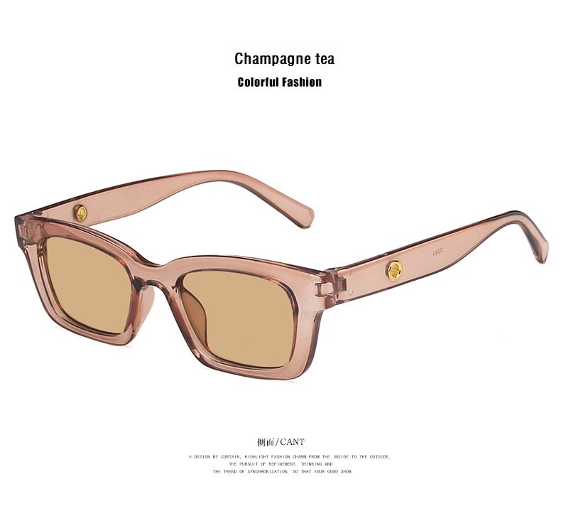 Women's Rectangle Vintage Sunglasses